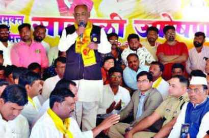 The hunger strike of OBC in Vadigodri ended after 24 days
